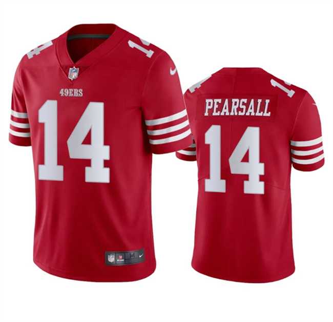 Men & Women & Youth San Francisco 49ers #14 Ricky Pearsall Red 2024 Draft Vapor Untouchable Limited Stitched Jersey->san francisco 49ers->NFL Jersey
